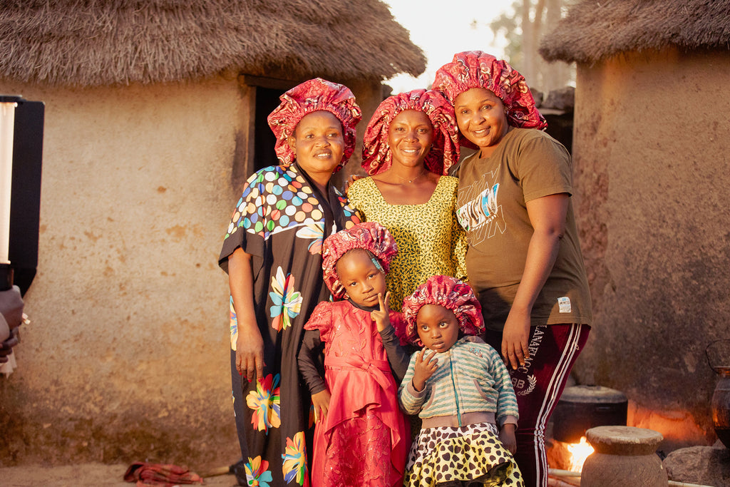 Ankara Shimmer Bonnet JUMBO