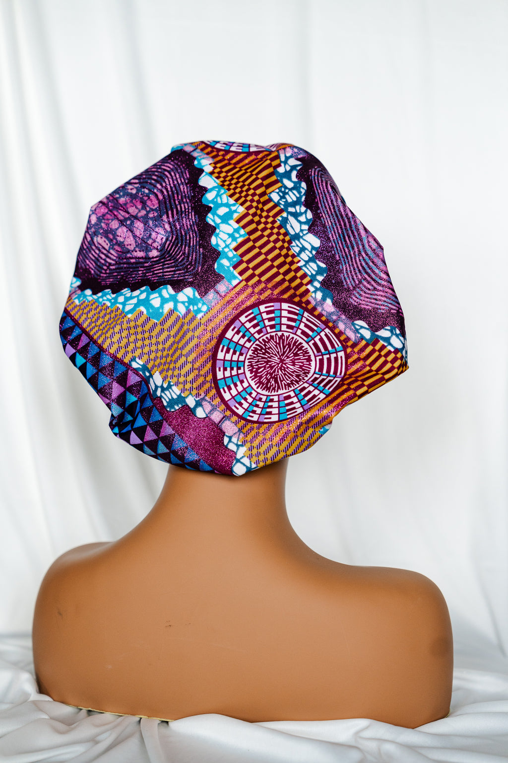 Ankara Shimmer Bonnet KIDS