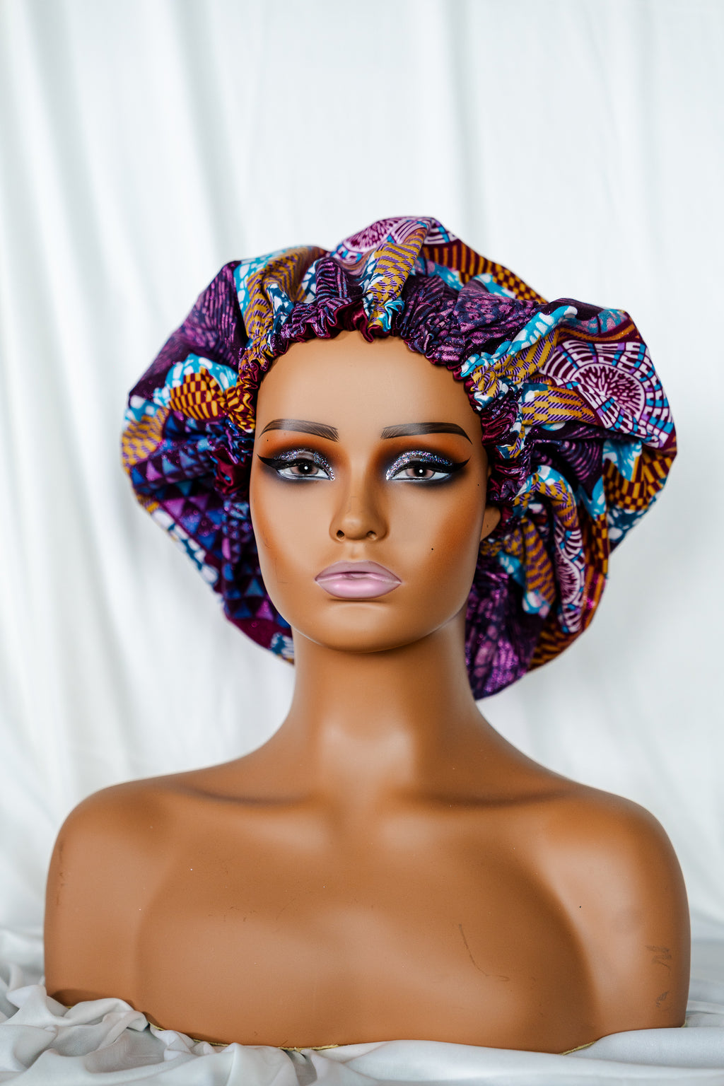 Ankara Shimmer Bonnet JUMBO